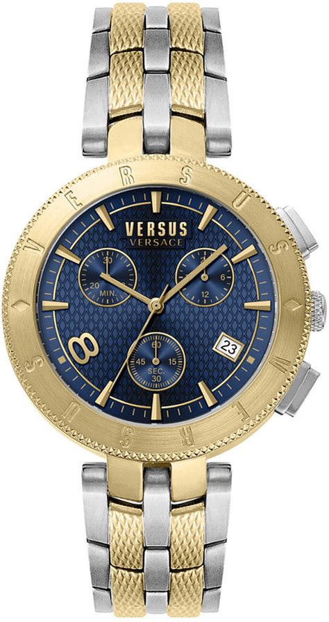 versus versace logo s7607 chrono|versace versus men's watch.